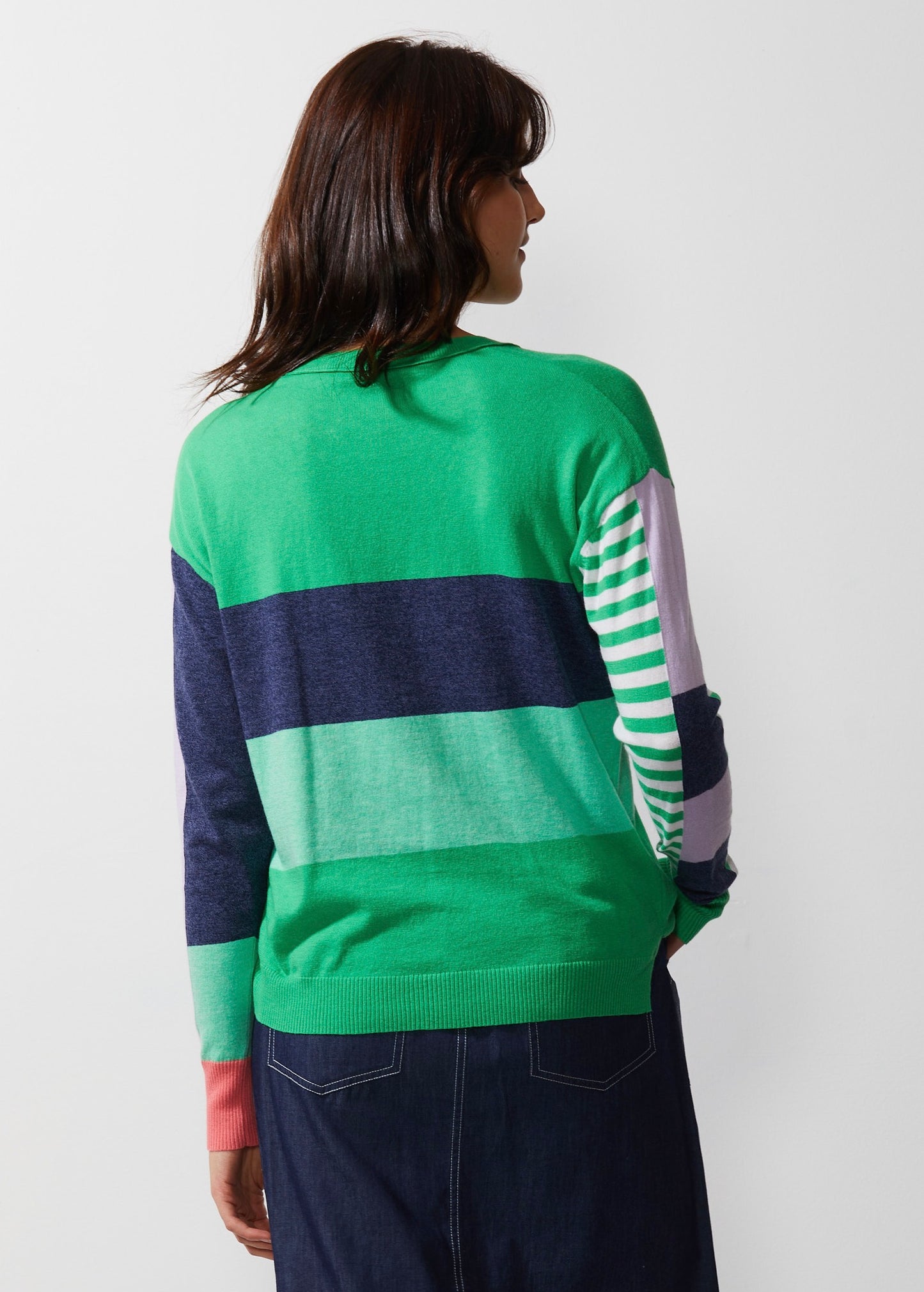 ZAKET + PLOVER DIAGONAL STRIPE JUMPER